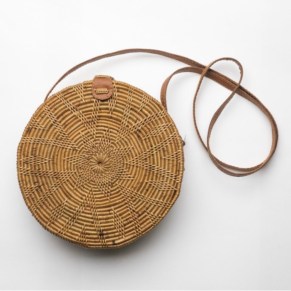 Hartwood House Rattan The Sol Circle Bag